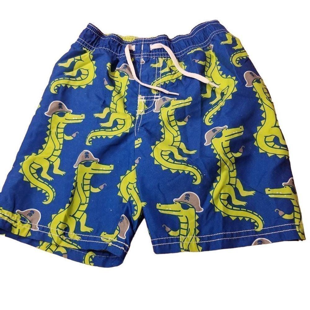 Old Navy pirate dinosaur Swim Trunks 4T